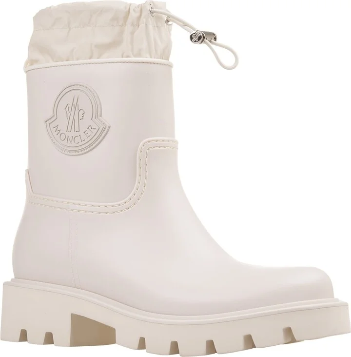 White Kicktream Rain Ankle Boots - Image 2