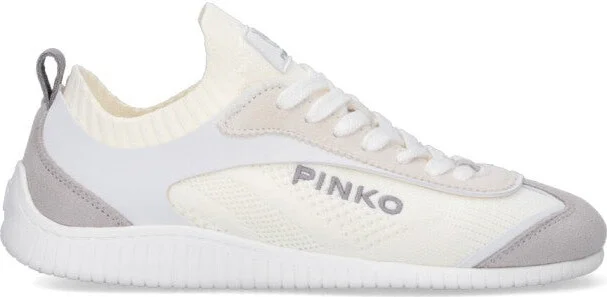 White Knit Sneakers
