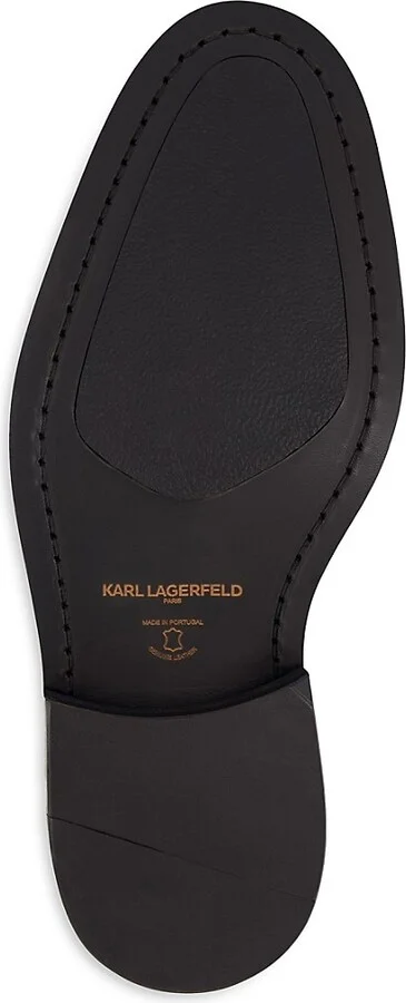 White Label Cap Toe Leather Derby Shoes - Image 3