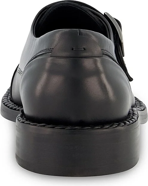White Label Leather Double Monk Strap Shoes - Image 5