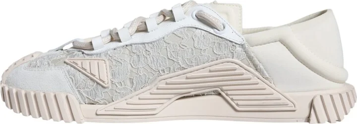 White Lace NS1 Low Top Sneaker Sports Women's Shoes (Pre-Owned) - Image 5