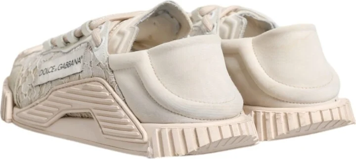 White Lace NS1 Low Top Sneaker Sports Women's Shoes (Pre-Owned) - Image 5