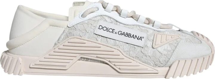 White Lace NS1 Low Top Sneaker Sports Women's Shoes (Pre-Owned)