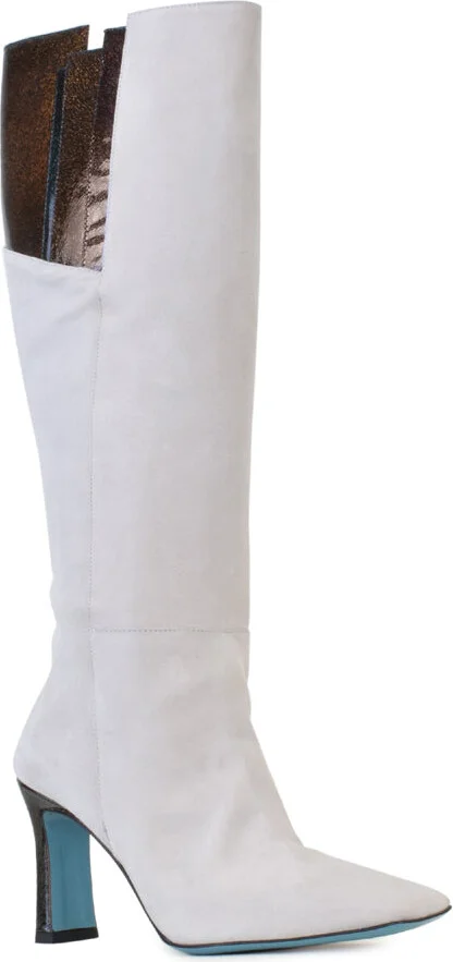 White Laguna Tall Boot Ice Cash/Petrol Pat - Image 2