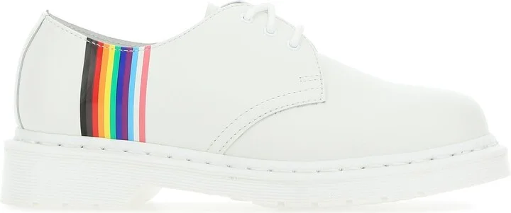 White leather 1461 For Pride lace-up shoes