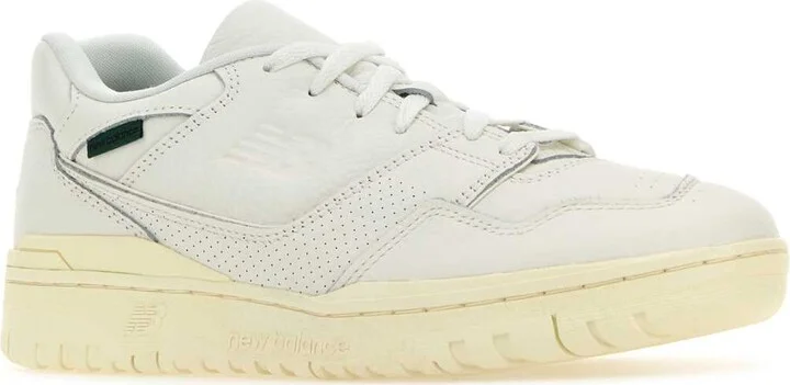 White Leather 550 Sneakers - Image 2
