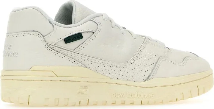 White Leather 550 Sneakers - Image 3