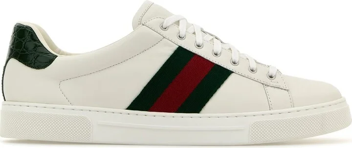 White leather Ace sneakers
