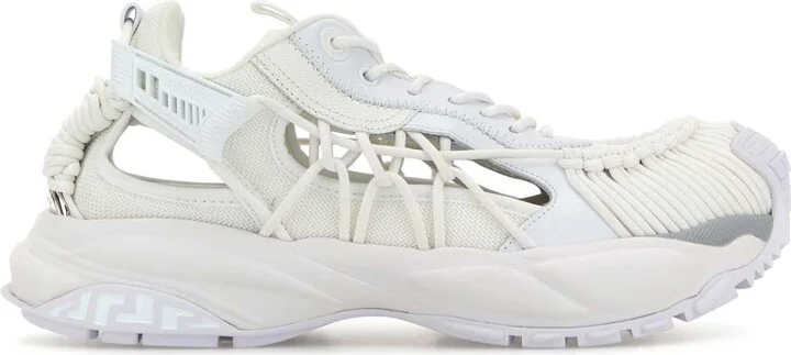 White Leather And Fabric Mercury M_vs_01 Sneakers