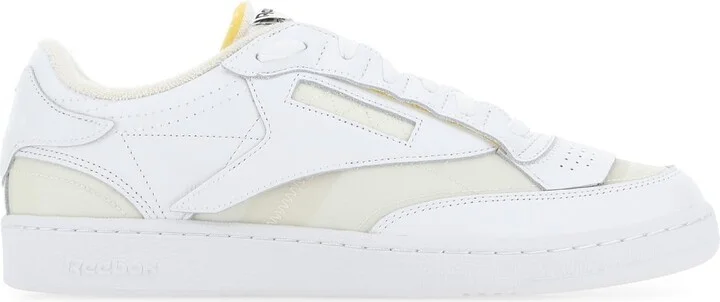 White leather and fabric Project 0 CC Memory Of V2 sneakers