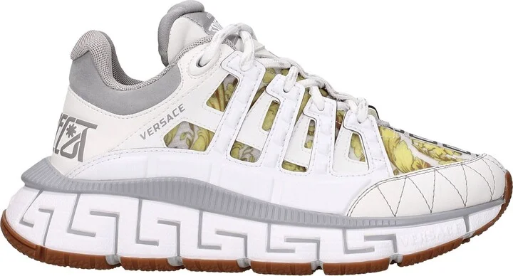 White Leather Athletic Women's Sneakers