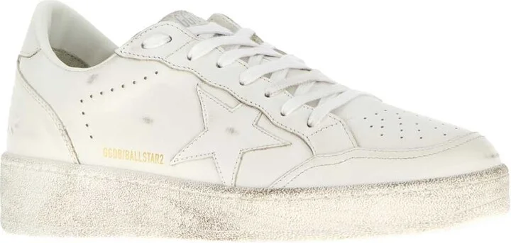 White Leather Ball Star 2 Sneakers - Image 2