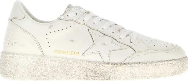 White Leather Ball Star 2 Sneakers