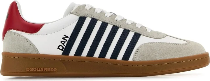 White leather Boxer sneakers