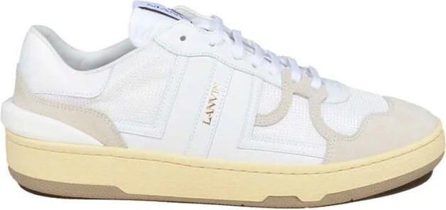 White Leather Clay Low Sneakers