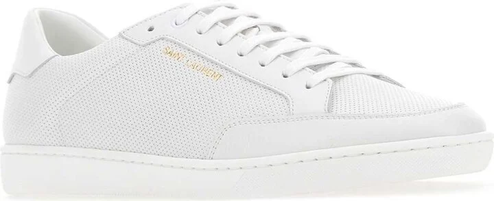 White Leather Court Classic Sl/10 Sneakers - Image 2