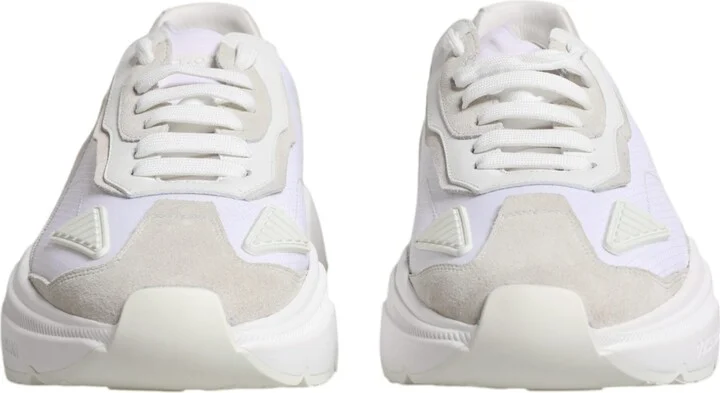 White Leather Daymaster Low Top Sneaker Men's Shoes (Pre-Owned) - Image 2
