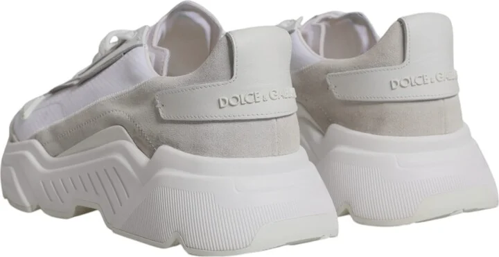 White Leather Daymaster Low Top Sneaker Men's Shoes (Pre-Owned) - Image 5