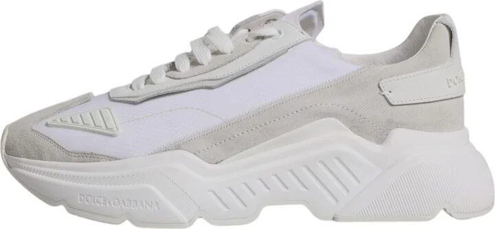 White Leather Daymaster Low Top Sneaker Men's Shoes (Pre-Owned) - Image 6