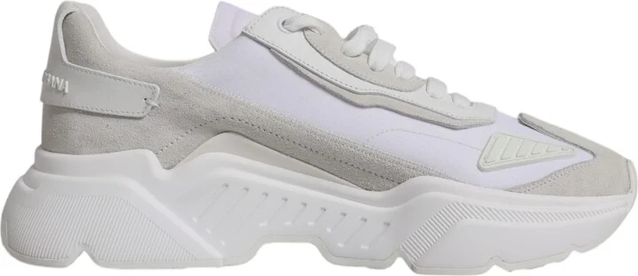 White Leather Daymaster Low Top Sneaker Men's Shoes (Pre-Owned)