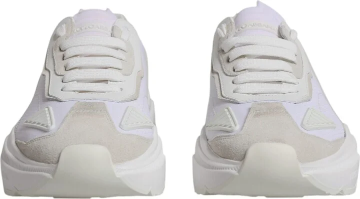 White Leather Daymaster Low Top Sneakers Men's Shoes - Image 2