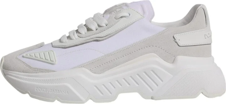 White Leather Daymaster Low Top Sneakers Men's Shoes - Image 6