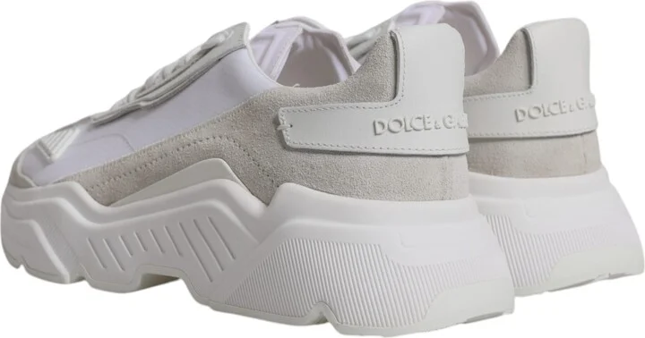 White Leather Daymaster Low Top Sneakers Men's Shoes (Pre-Owned) - Image 5