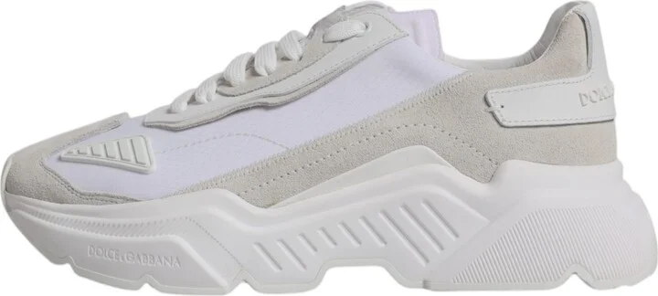 White Leather Daymaster Low Top Sneakers Men's Shoes (Pre-Owned) - Image 6