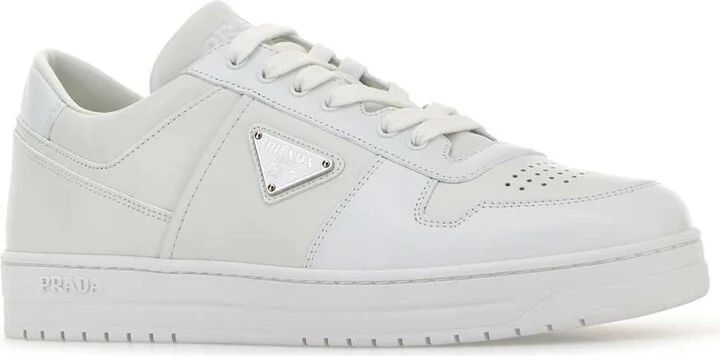 White Leather Downtown Sneakers - Image 2