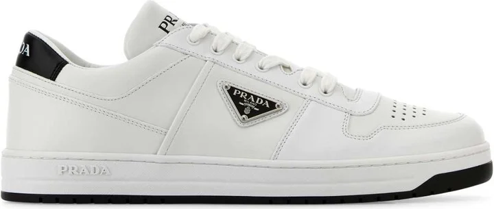 White Leather Downtown Sneakers
