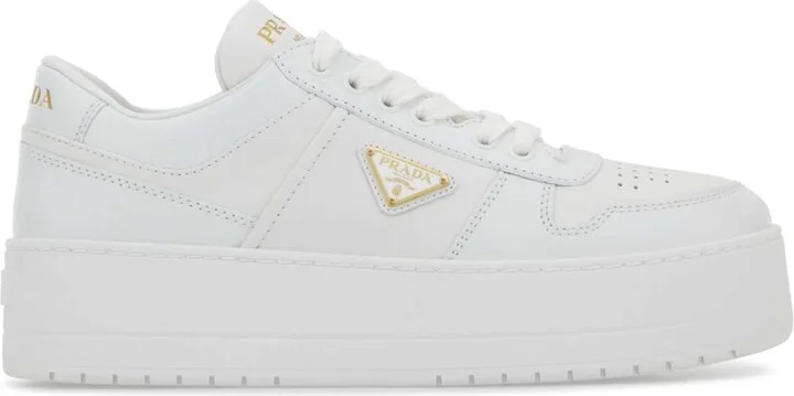 White Leather Downtown Sneakers