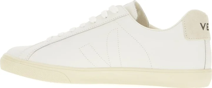 White Leather Esplar Sneakers - Image 3