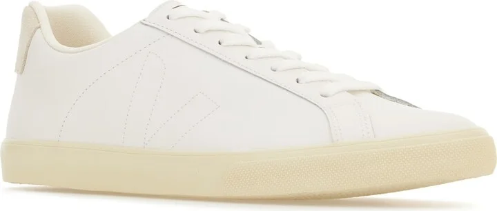White Leather Esplar Sneakers - Image 2