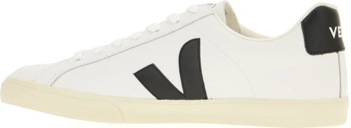 White Leather Esplar Sneakers - Image 3