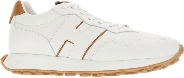 White Leather H601 Sneakers - Image 2