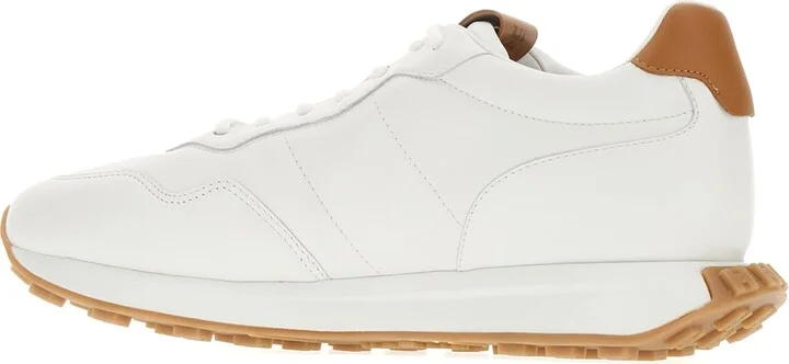 White Leather H601 Sneakers - Image 3