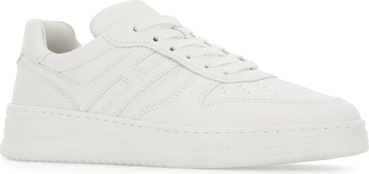 White Leather H630 Sneakers - Image 2