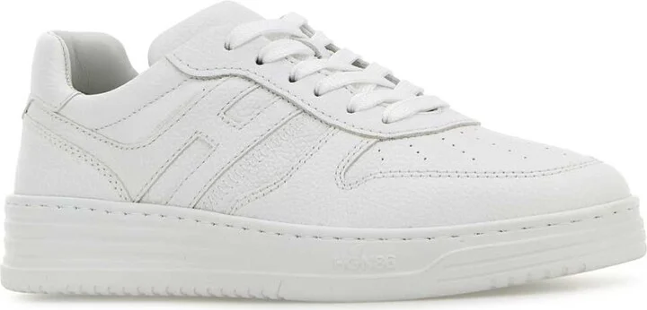 White Leather H630 Sneakers - Image 2