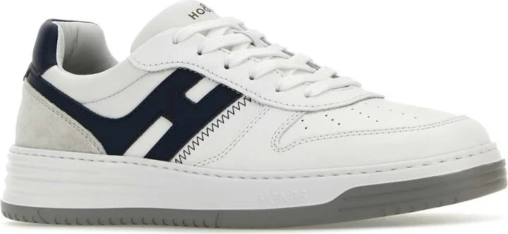 White Leather H630 Sneakers - Image 2