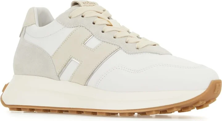 White Leather H641 Sneakers - Image 2