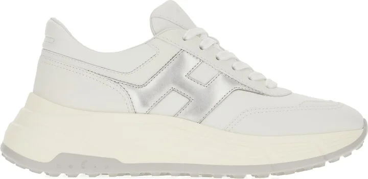 White Leather H669 Sneakers