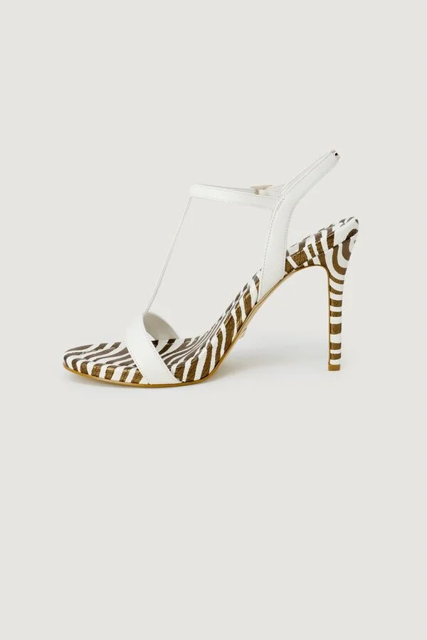 White Leather High Women's Heel - Image 4