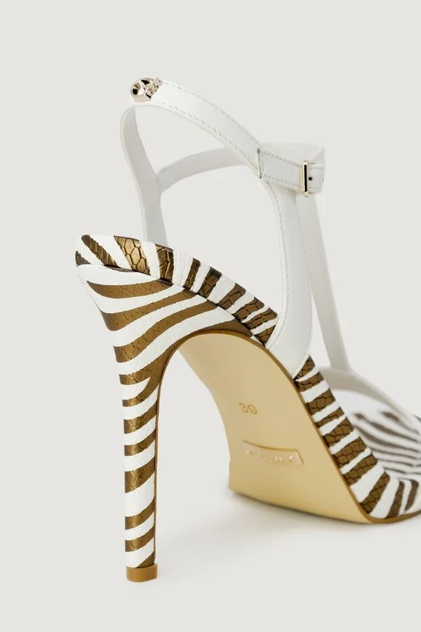 White Leather High Women's Heel - Image 5
