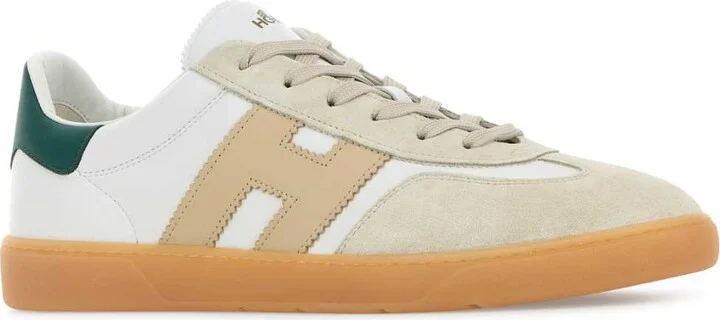 White Leather Hogan Cool Sneakers - Image 2