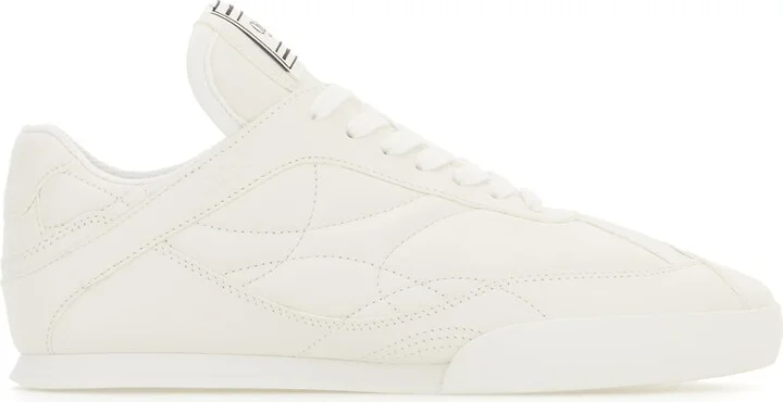 White Leather Kick Sneakers
