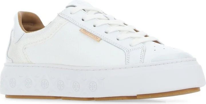 White Leather Ladybug Sneakers - Image 2