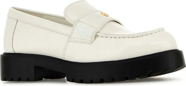 White Leather Loafers - Image 2