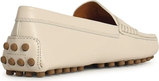 White Leather Loafers - Image 3