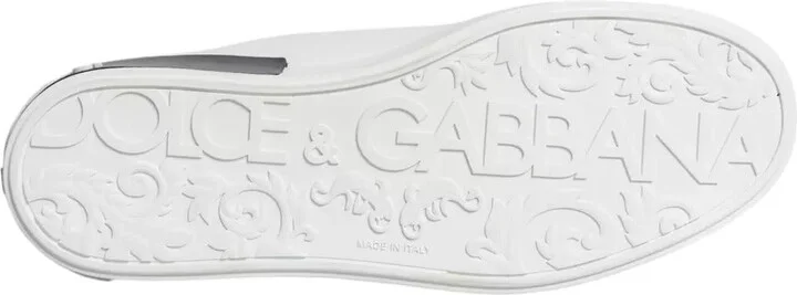 White Leather Logo Portofino Sneaker Men's Shoes (Pre-Owned) - Image 2