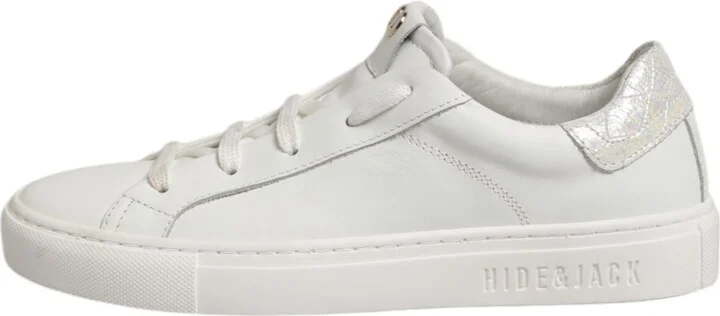White Leather Low Top Lace Up Sneakers Women's Shoes (Pre-Owned) - Image 6